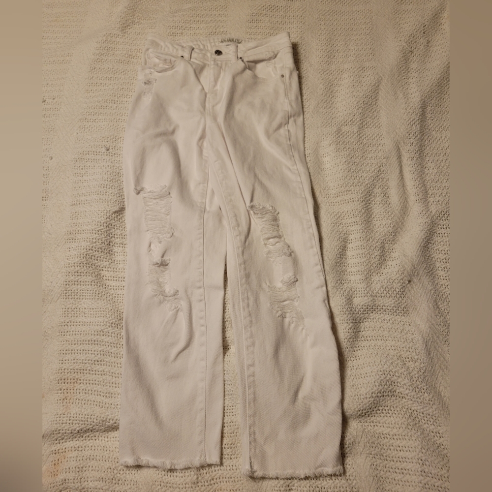 REWASH WHITE DENIM JEANS